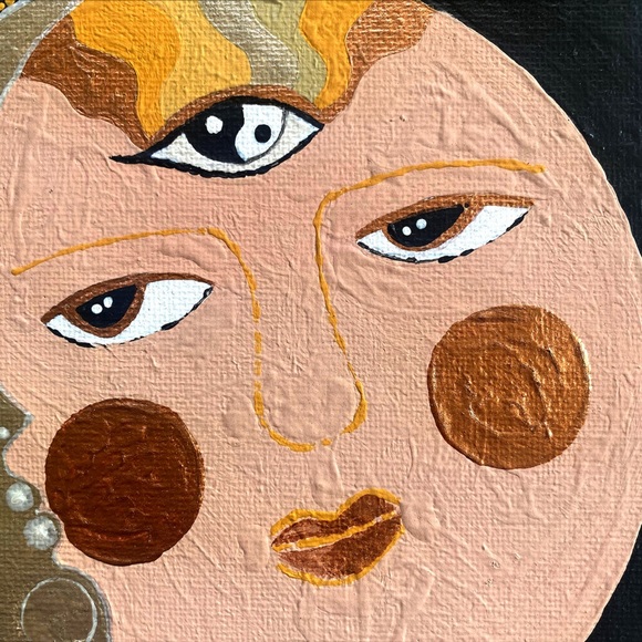 ORIGINAL ART acrylic on canvas - Picture 2 of 3